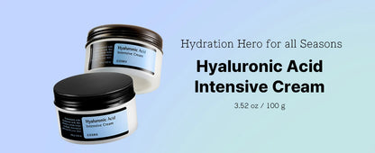 COSRX Hyaluronic Acid Moisturizing Cream, Long-lasting Hydration, Rich Moisturizer for Sensitive Skin 3.52 oz / 100g