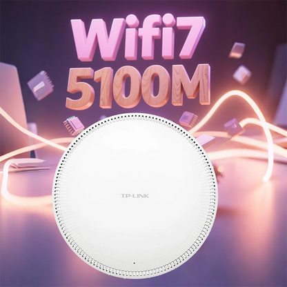 TP-Link Wi-Fi7 BE5100 Ceiling Access Point Range Wireless AP 5G Router Signal Booster POE  Wifi Booste Extender Long Range