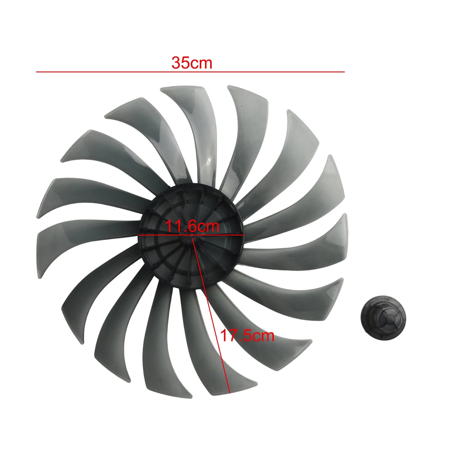 Leaves Leaves Leaves Floor Fan Nut Cover Fan Accessories Floor Fan Blades Fan Accessories Floor Fan Inch Silent