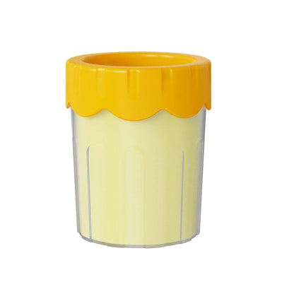 Soft Bristles Pet Paw Cleaner Reusable Mud Removal Dog Foot Washing Cup Detachable Portable Pet Feet Washer Daily Foot Care