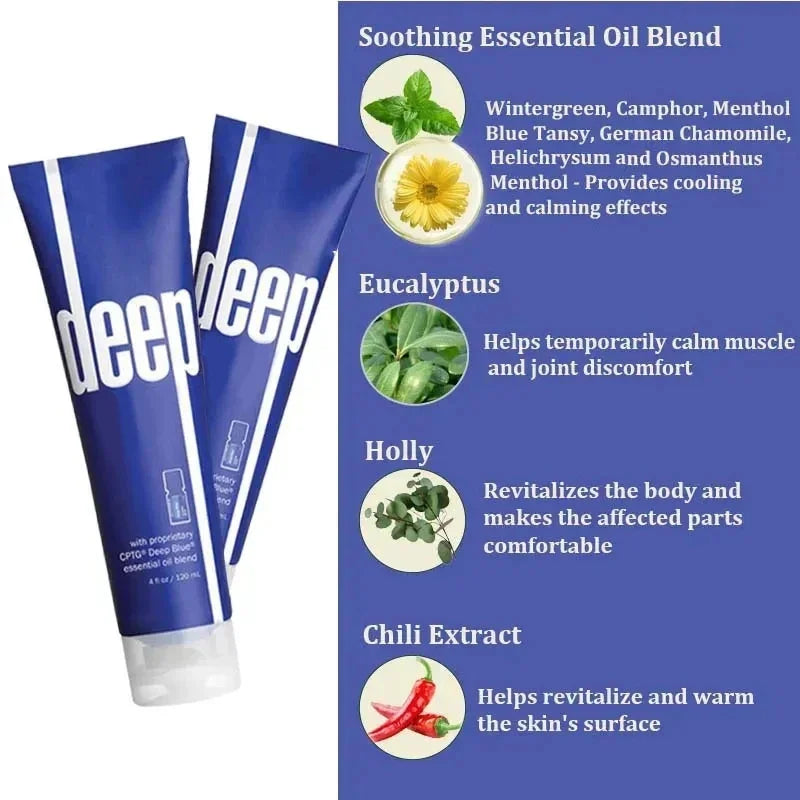 120ML Skin Care Soothing Balm Cream, Deep with Proprietary Essential Oil Blend, Relieve Joints and Muscles, Wholesale Price