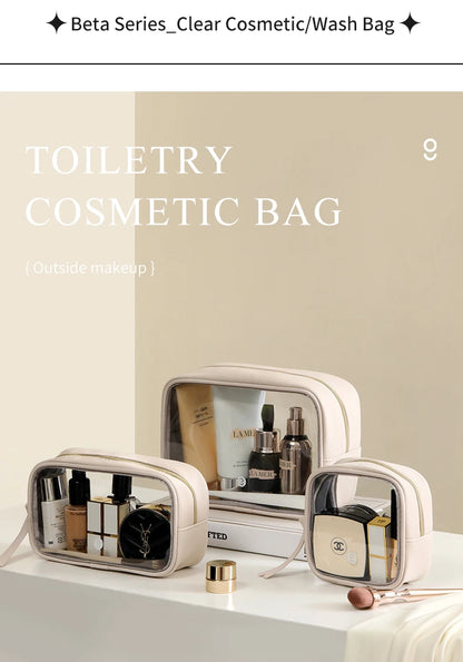 Tianzong Toiletry Bag Portable Travel Business Trip Cosmetics Cosmetics Bag Waterproof Transparent Cosmetic Bag