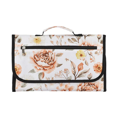 Waterproof Baby Changing Pad For Baby Girls Folding Portable Newborn Travel Diaper Mat With Wipes Pocket Baby Showers Gift