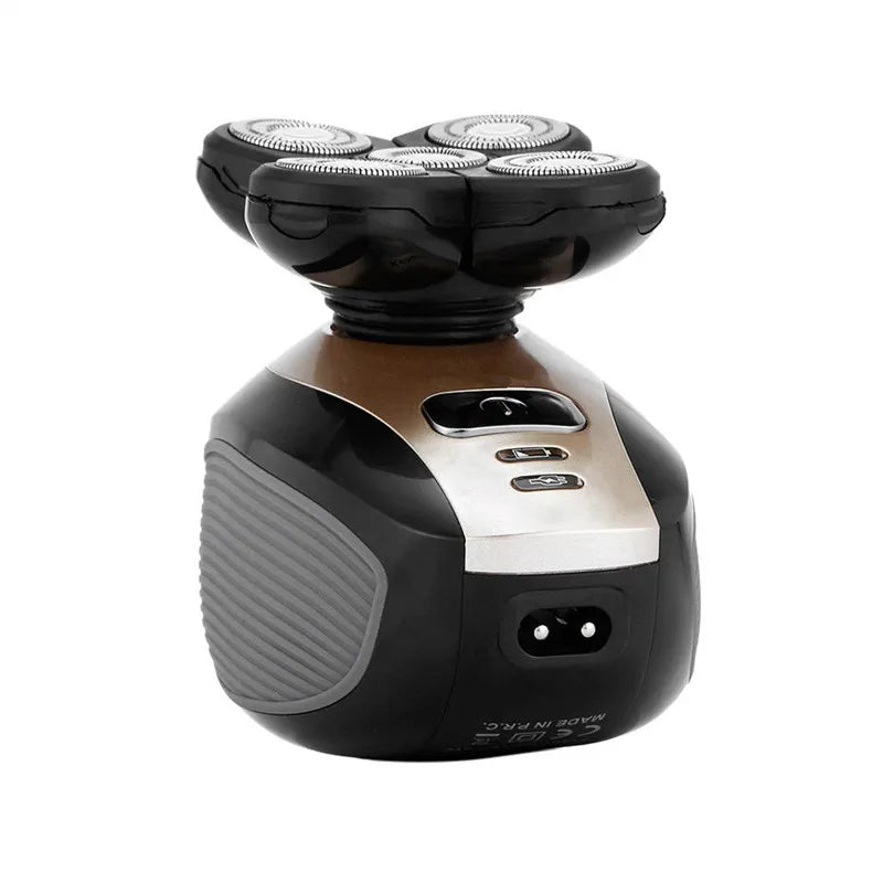 New Five Head Household Electric Hair Clipper, Bald Head, USB Charging, Large Capacity, Suitable for Facial Shaving