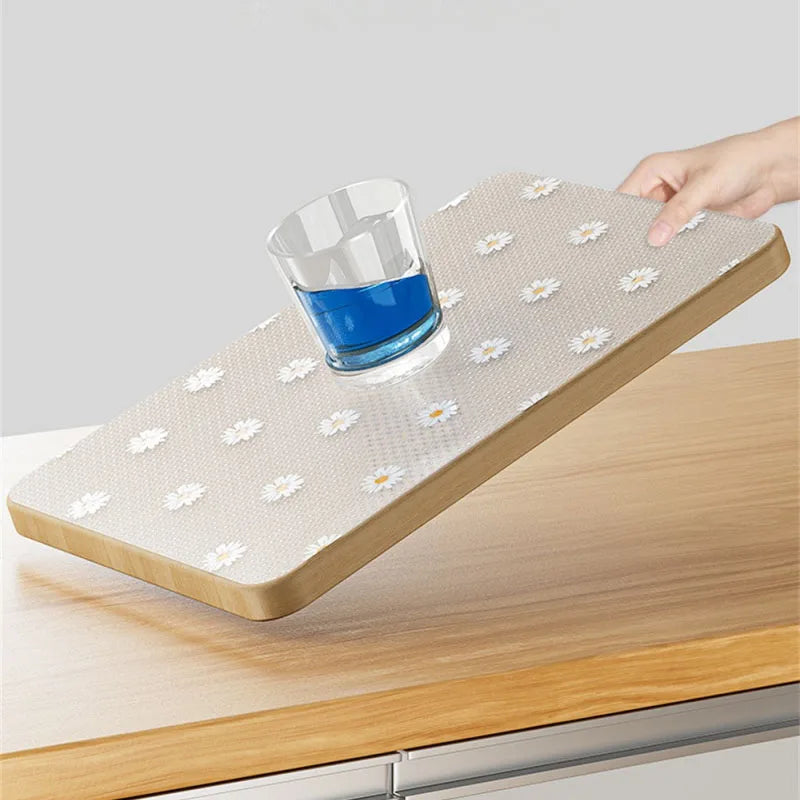 1 Roll Drawer Mat Shelf Cover Liners Non Slip Waterproof Closet Placemat Table Pad Paper Cabinet Mat Oil-proof Liners