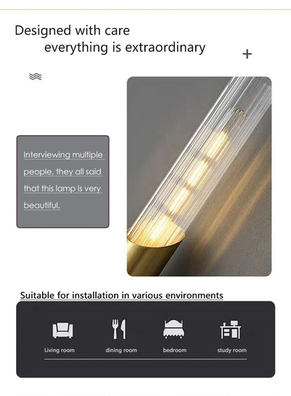 Nordic Luxury Wall Lamp E27 Bulb Is Used For Bedroom Mirror Stairs Bedside Wall Paintings Comfortable Lighting Decorative Lamps