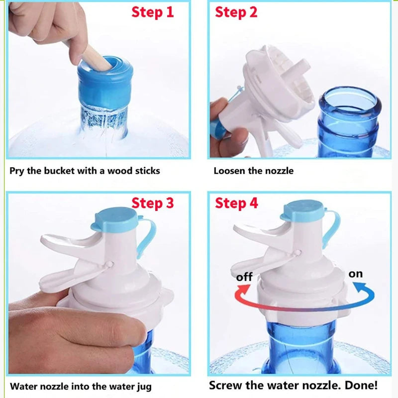 Water Dispenser Valve, Water Jug Dispenser Valve Water Jug Cap Bottle Spout Reusable Plastic Spigot Faucet beverage dispenser