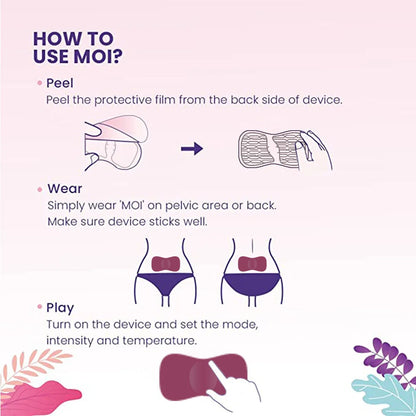 New Menstrual Heating Pad Menstrual Pain Relief Abdomen Massager Period Pain Relief Portable Cramp Relief Device