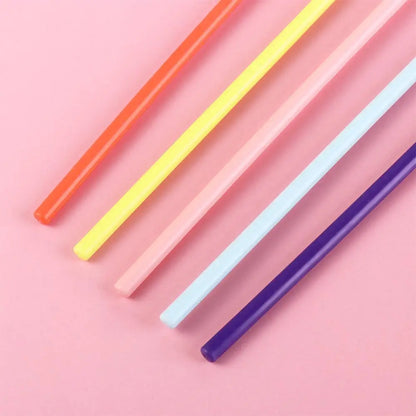 10Pcs/set Bendable Teaching Stick Smooth Colorful Finger Reading Stick No Burrs Hand Pointers Stick Teacher Supplies