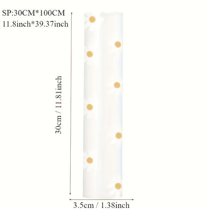 1 Roll Daisy Flower Drawer Shelf Liner for Cabinets Non-Adhesive Drawer Liner Non-Slip Refrigerator Liner Waterproof Fridge Pad