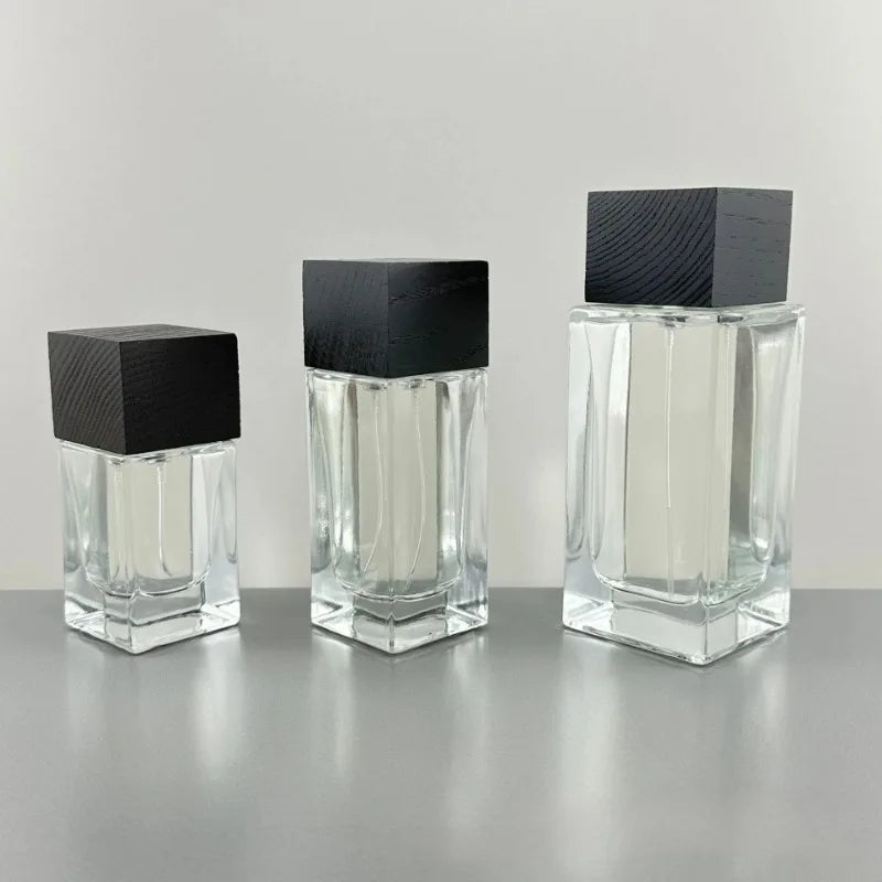 Perfume Container Bottle Cosmetics Bottled Crystal White Glass Bottles and Finely Sprayed in Bottles Perfumes