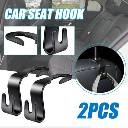 Universal Car Seat Headrest Hook For Auto Back Seat Storage Organizer Hanger Storage Holder For Handbag Purse Bags Clothes Coats