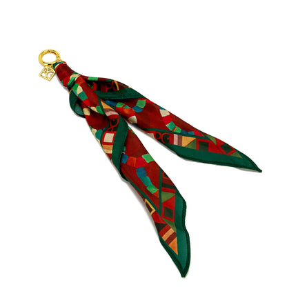 PG Women's Silk Scarf Accessories Temperament Pendant Luggage Accessories Fashionable Street Multi-style Luggage Accessories