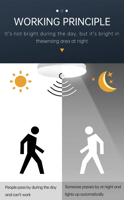 Smart Sensor LED Light Ceiling Lamp Modern Home Indoor Aisle LED Hanging Fixture Induction Lighting Living Room Luminaire Lamps