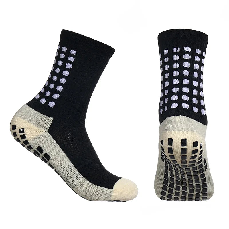 Anti-Slip Football Socks Men Women Sports Socks Breathable Silicone Bottom Soccer Outdoor Sport Running Cycling Grip Socks