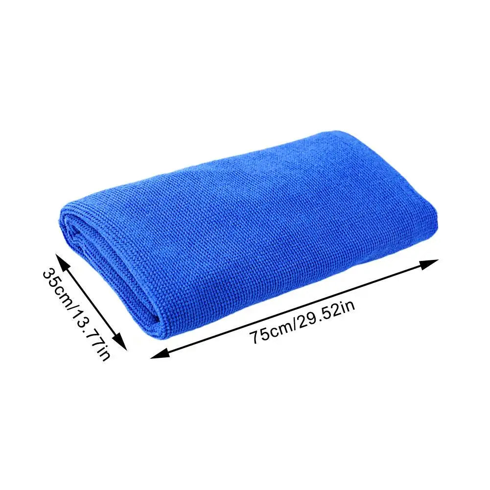 35x75CM Rectangular Face Towel Microfiber Towels Embossed Thick Soft Absorbent Ultrafine Fiber Towel Beach Bath Hair Dry Towel
