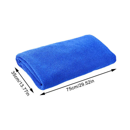 35x75CM Rectangular Face Towel Microfiber Towels Embossed Thick Soft Absorbent Ultrafine Fiber Towel Beach Bath Hair Dry Towel