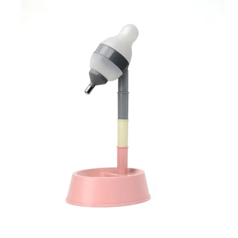 Pet integrated water dispenser, dog basin feeding, cat water dispenser, vertical dog water kettle, high pitch licking, rolling