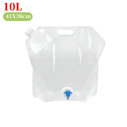 5 L Water Container with Faucet Water Carrier Canister Large Capacity Water Bottle Water Can Bucket Food Grade Water Container