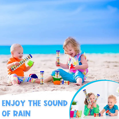 Baby Toys 6 12 Months Developmental Sensory Rain Stick Shaker Rattle Rainmaker Baby Toy Rainstick Musical Instrument for Babies