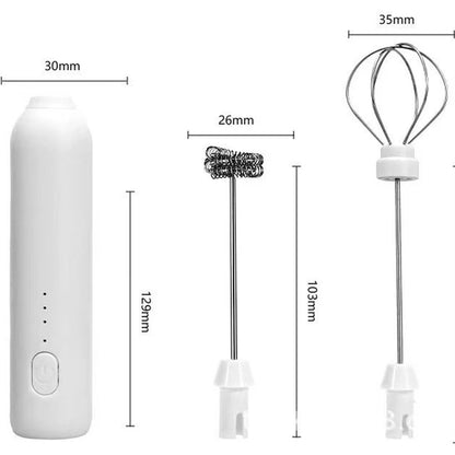 1 pc Electric Milk Frother Handheld Egg Beater Foamer Coffee Maker Electric Blender Mixer Mini Portable Blender Kitchen Tool
