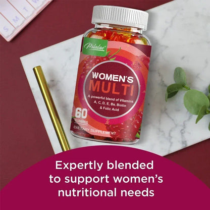 Women's Multivitamin Gummies - Contains Vitamins A, C, D, E, B, Biotin and Folic Acid