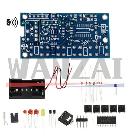DIY Electronic Kits Wireless Stereo FM Radio Receiver Module PCB 76MHz-108MHz DC 1.8V-3.6V