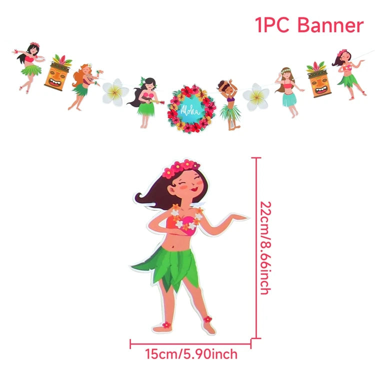 Hawaii Party Luau Flamingo Party Pink Flamingos Decor Pineapple Summer Wedding Party Birthday Girl Hawaiian Party Decor Tropical