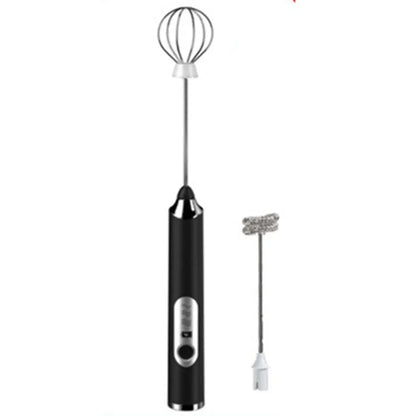 Electric Foamer Mixer Whisk Beater Stirrer 3-Speeds Coffee Milk Drink Frother USB Rechargeable Handheld Food Blender Whisk