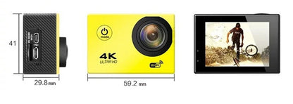 4k HD Mini Action Camera WiFi Remote Control Sport Camera Underwater Waterproof Video Recording Cameras Action Video Cameras
