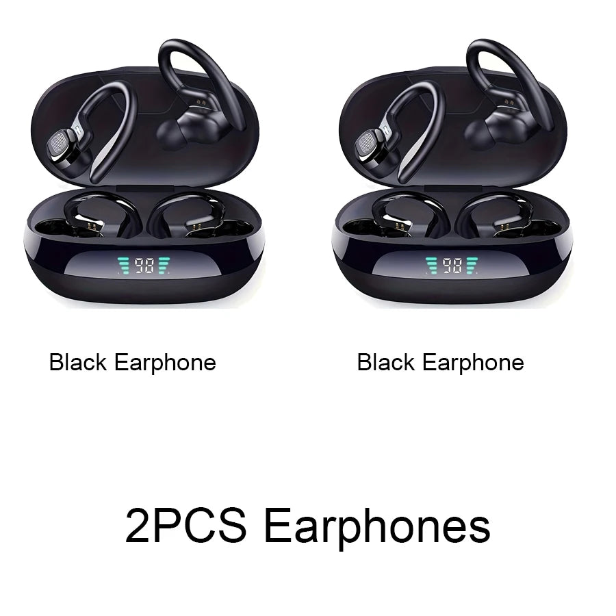 Original Wireless Earphones Ture Wireless Earbuds Ear Hook Sports HiFI Stereo Waterproof Headset With Mic TWS Headphone