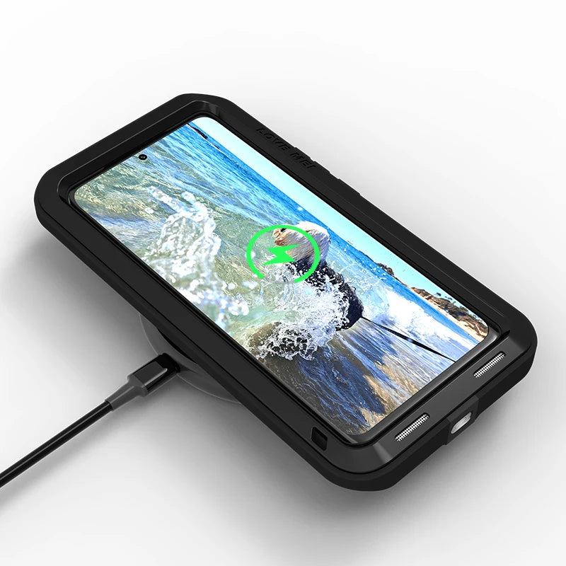 Love Mei Phone Case for Xiaomi 15 14 13 Pro 11 Silicone Military Grade Metal Protective Case Shock Proof Dust Proof Cover