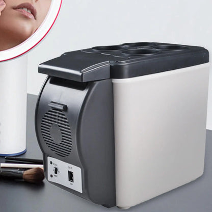 Electric Car Fridge Mini Car Refrigerator Freezer Cooling and Heating Ice Box Vehicle Car Electronic Devices Fridge