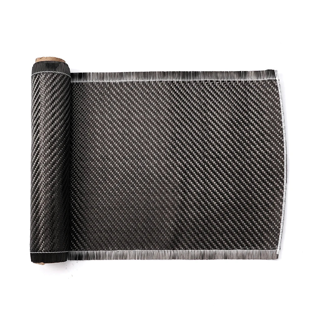 3K 200gsm0.2mm 30/60/150/300cm Thickness Carbon Fiber Cloth Plain Carbon Fabric For Commercial Car Part Sport Equipment