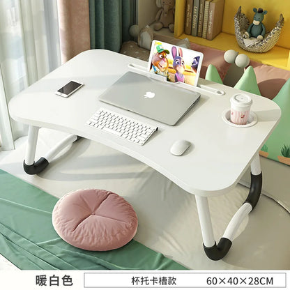 Laptop Desk Laptop Bed Stand Foldable Laptop Table Folding Breakfast Tray Portable Lap Standing Desk Reading and Writing Holder