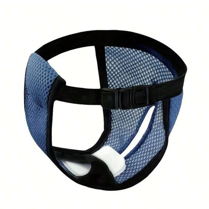 Breathable Adjustable Female Dog Diapers with 3 Replacement Pads - Ideal for Dogs in Heat, Menstruation, and Incontinence