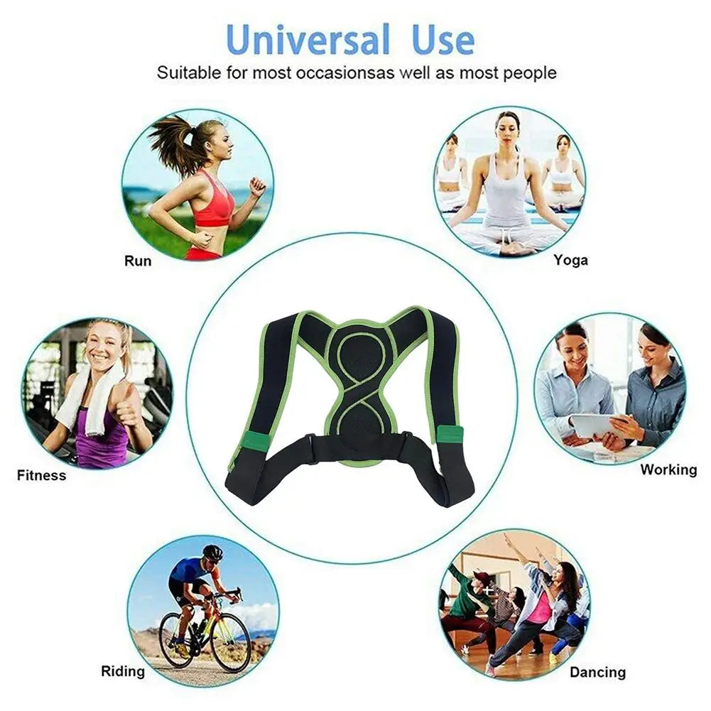 New Adjustable Adult Posture Corrector Fiber 8-word Back Helps Alleviate Back Pain Correction Belt