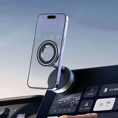 Magnetic Vacuum Car Mount Phone Holder 360° Rotatable Vacuum Adsorption Car Phone Mount Car Mobile Phone Holder for Magsafe