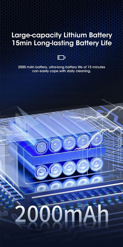 Cordless Car Vacuum Cleaner - Handheld High-Power Suction for Auto & Home, Portable Mini Vacuum with Strong Blowing Function