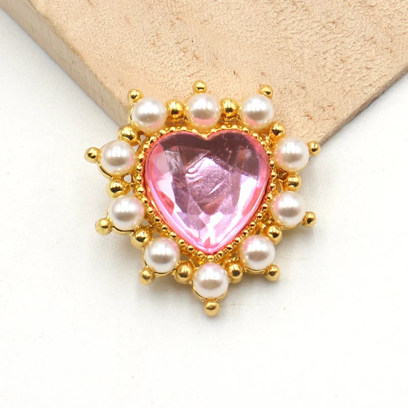 23MM fashion pearl and peach alloy accessories Diy wedding dress hair accessories invitation jewelry decorative accessories