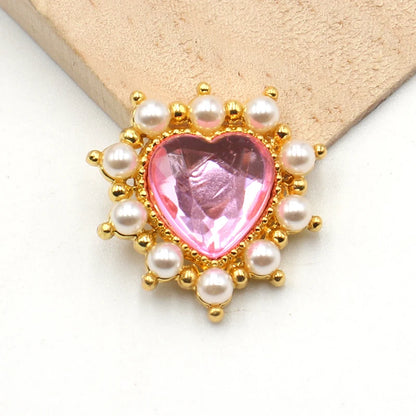 23MM fashion pearl and peach alloy accessories Diy wedding dress hair accessories invitation jewelry decorative accessories