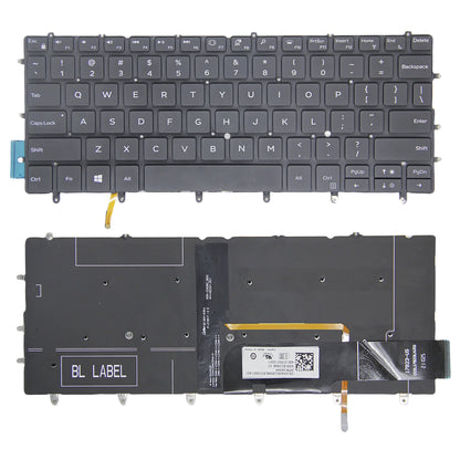 100%New US for Dell XPS 13 9370 9375 9380 9317 9305 P82G 7390 Laptop Keyboard