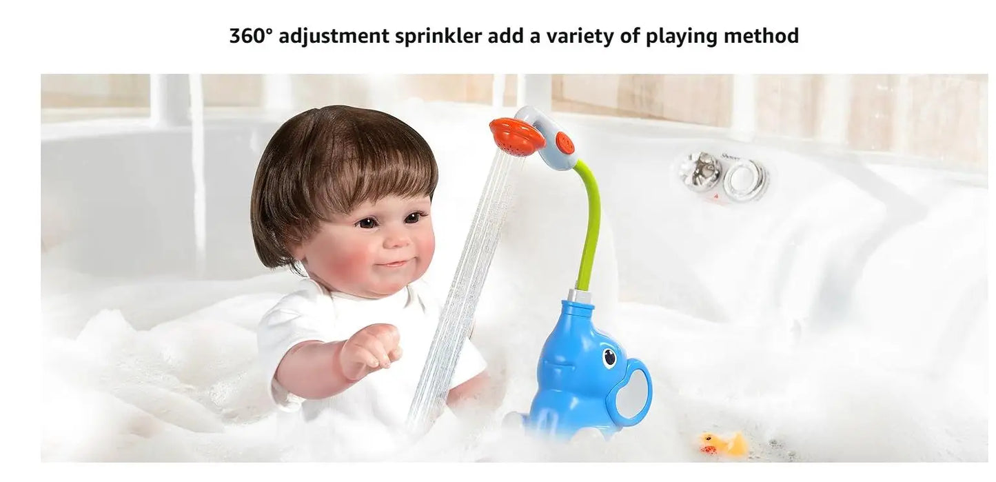 2025 new Baby Bath Shower Head Toys for Kids Ages 2-4 Bath Toys for Infants with Elephant Water Pump for Kids 3-5 Kids Bath Toys