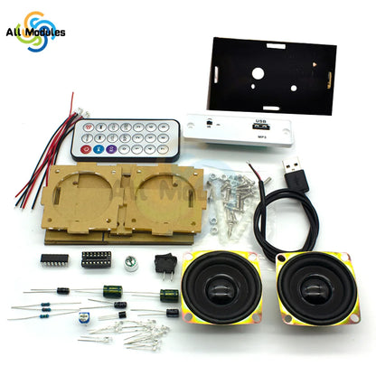 DIY Bluetooth Speaker Making And Assembling Electronic Welding Kit Teaching Practice DIY Electronic Kit Speaker