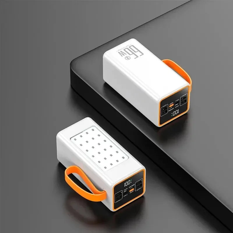 BCAK /Hot  style  500000mah 100000mah 200000mah 300000mah Upgraded Version Super power bank fast charge with LED Large Capacity