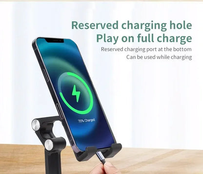 Desktop Phone Holder Can Be Freely Raised And Lowered, Adjustable In Height, Foldable, Portable Tablet For Live Streaming