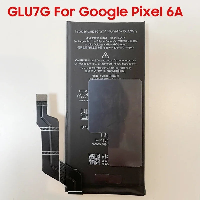 Replacement Battery GMSB3 For Google Pixel 6 4614mAh G63QN For Google Pixel 6 Pro 5003mAh GLU7G For Google Pixel 6A