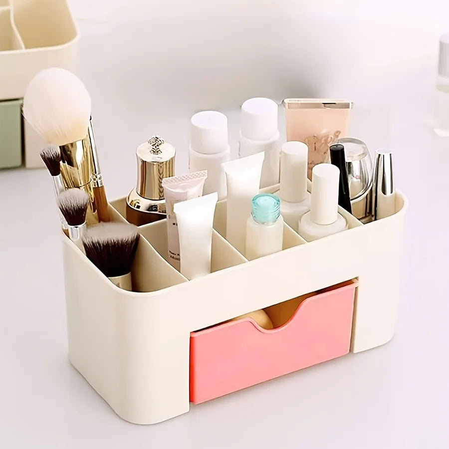 Cosmetics storage drawer sorting box desktop cosmetics storage box jewelry skin care products lipstick facial mask storage box