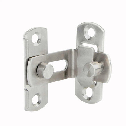 Door Latch Doors Lock 3Inch 90Degree Right Angle Door Latch Buckle Hasp Sliding Lock Barrel Bolt Hardware Safety Door Bolt