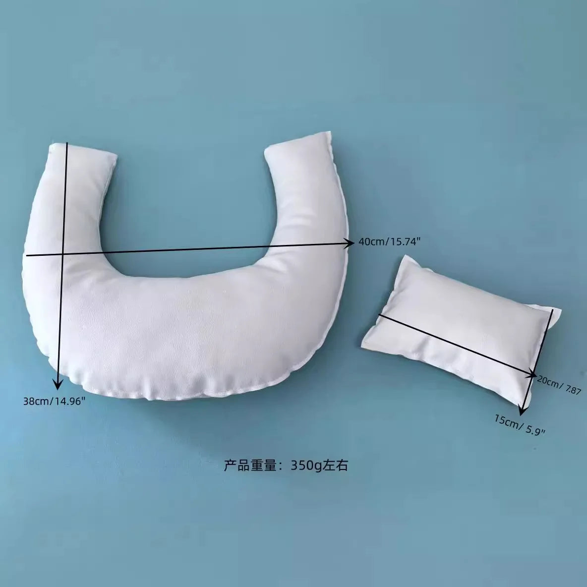 Newborn Photography Props Creativity Donut Posing Pillows Cushion Crescent Basket Filling Pillow Baby Photoshoot Accessories